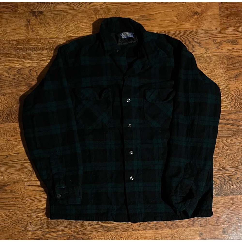 Pendleton wool long sleeve flannel button up shirt - image 1